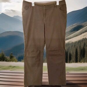 Kuhl Pants Women's Size 12 Beige Flare Leg Pockets